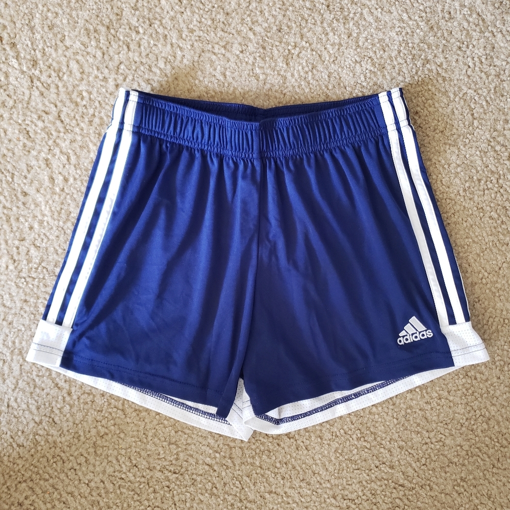 Navy Blue Adidas Athletic Shorts